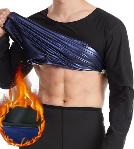 Longsleeves Neoprene Workout Sauna Compression Top