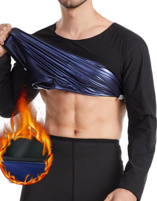 Load image into Gallery viewer, Longsleeves Neoprene Workout Sauna Compression Top
