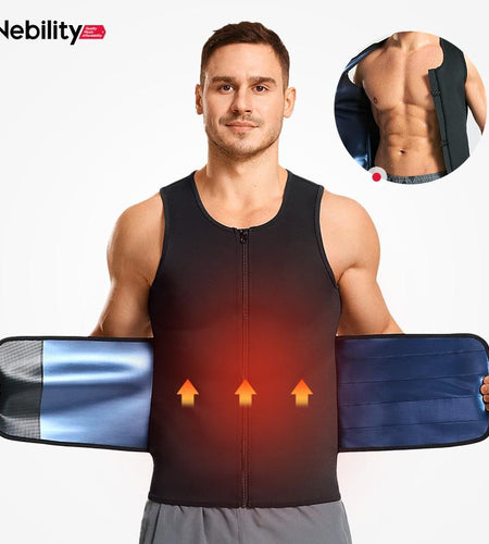 Sauna Sports Vest Suit Top
