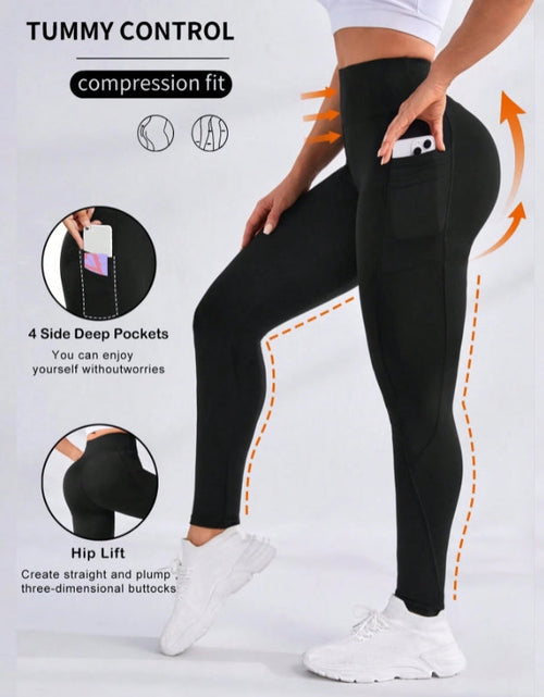 Load image into Gallery viewer, High Waist Thermal Lined Sports Leggings
