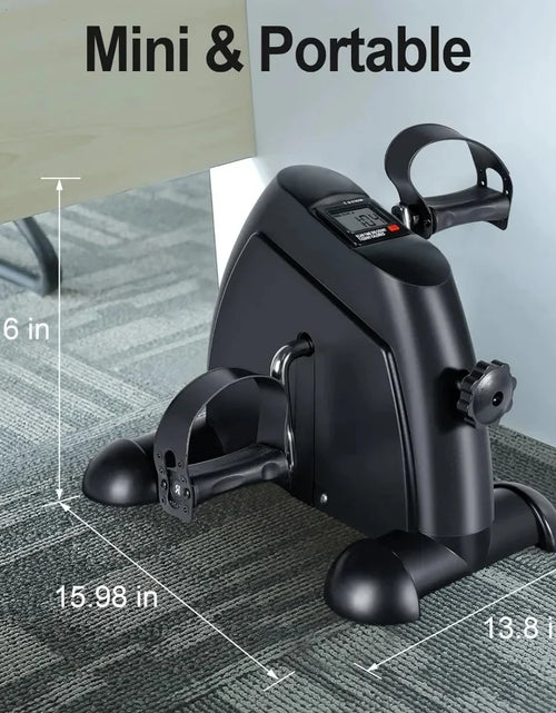 Load image into Gallery viewer, Multi-Function Mini Digital under Desk Bike Stepper Foot Pedal Exerciser,Pedal Exerciser for Senior
