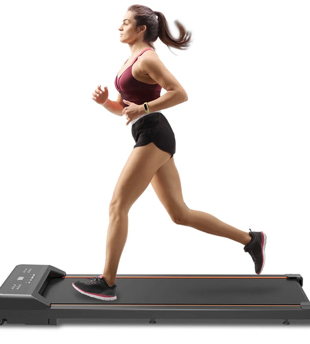 under Desk Treadmill - Walking Pad with LED Display and Remote Control, Portable Treadmill for Home and Office, 2.5HP, 265LBS Capacity