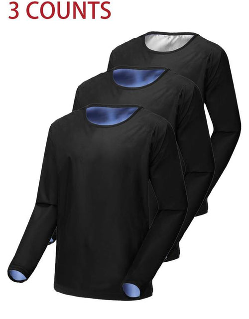 Load image into Gallery viewer, Longsleeves Neoprene Workout Sauna Compression Top
