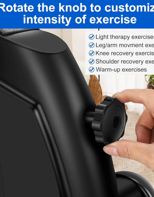 Load image into Gallery viewer, Multi-Function Mini Digital under Desk Bike Stepper Foot Pedal Exerciser,Pedal Exerciser for Senior
