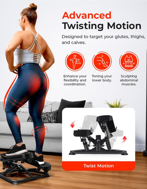 Load image into Gallery viewer, Twist Stair Steppers with Resistance Bands
