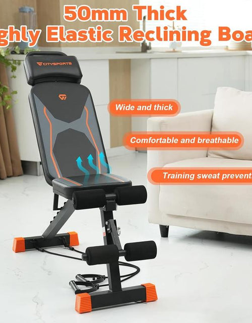 Load image into Gallery viewer, 7 Adjustable Positions Fitness Bench
