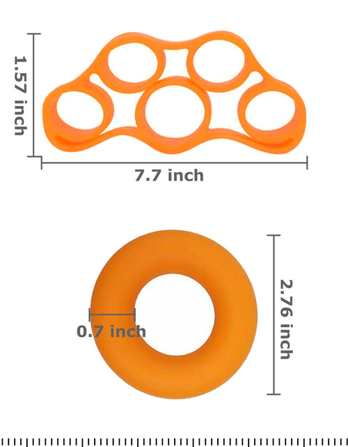 Load image into Gallery viewer, Finger Hand Exerciser Strengthener Wrist Forearm Grip Trainer Resistance Band
