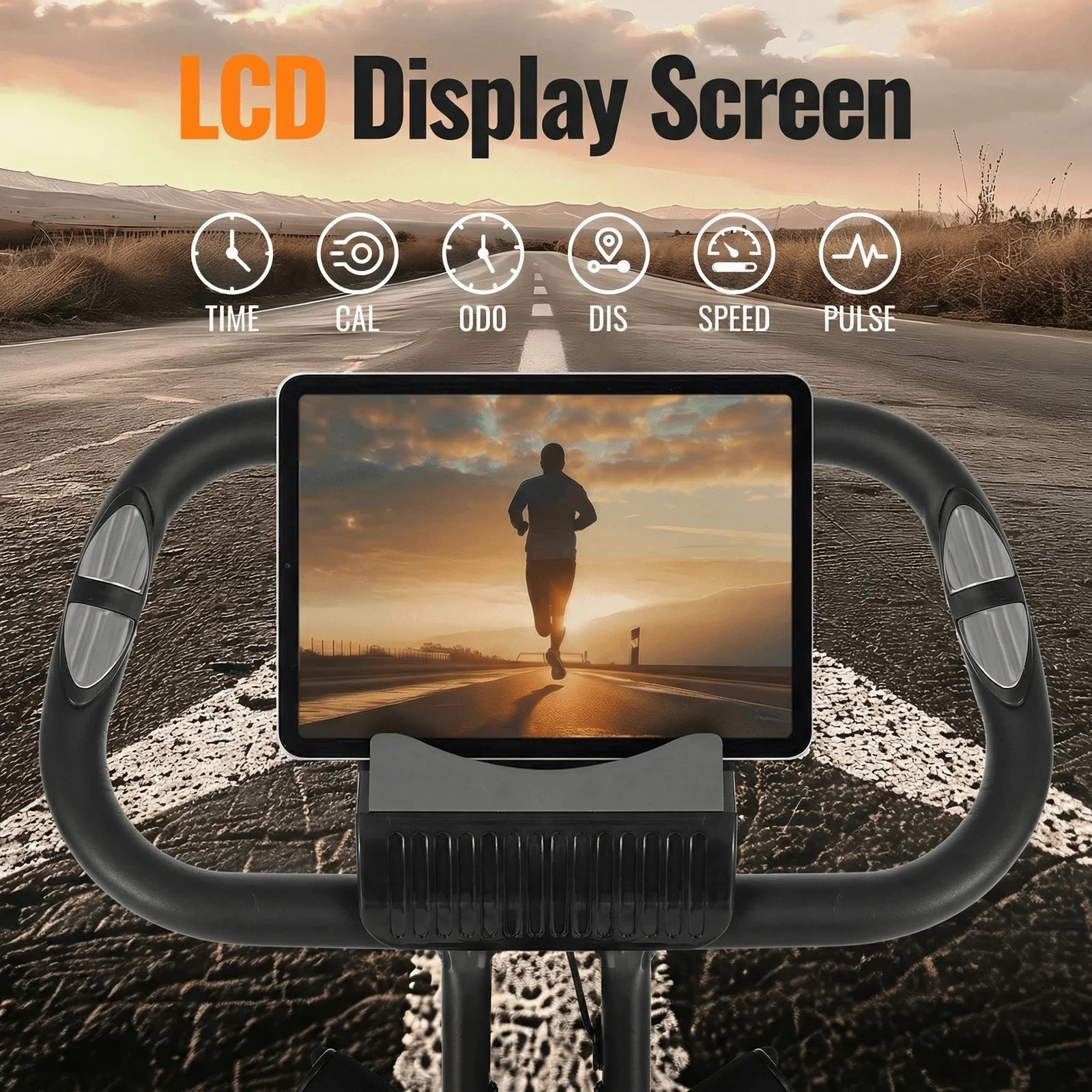 Folding Exercise Bike 3 in 1 Magnetic Stationary Recumbent Bike 10 Level Resistance for Home Use with Arm Resistance Bands