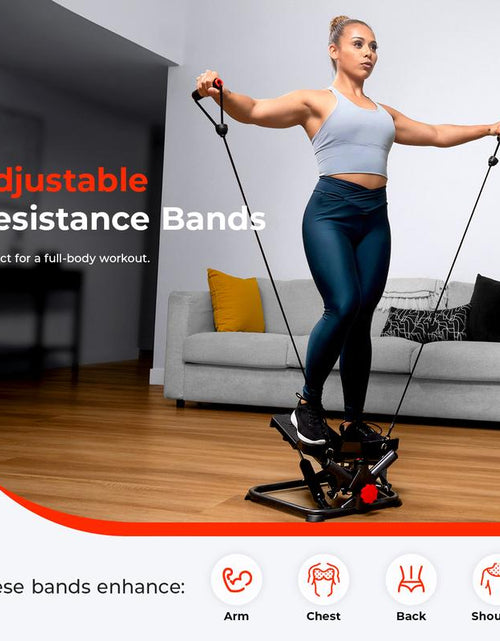 Load image into Gallery viewer, Twist Stair Steppers with Resistance Bands
