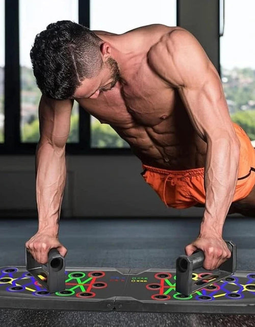 Load image into Gallery viewer, Foldable Push-Up Board Set for Full-Body Workout
