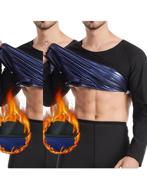 Load image into Gallery viewer, Longsleeves Neoprene Workout Sauna Compression Top
