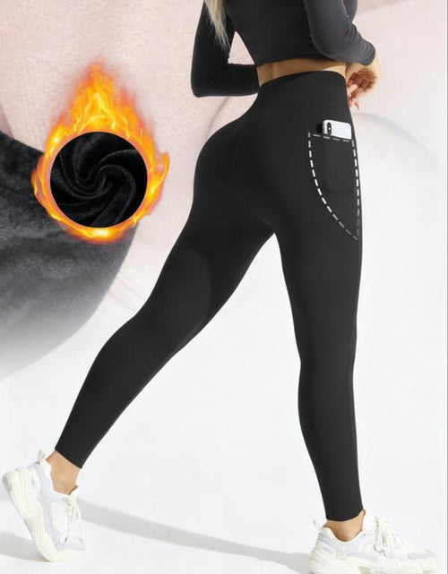 Load image into Gallery viewer, High Waist Thermal Lined Sports Leggings
