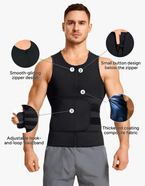 Load image into Gallery viewer, Sauna Sports Vest Suit Top
