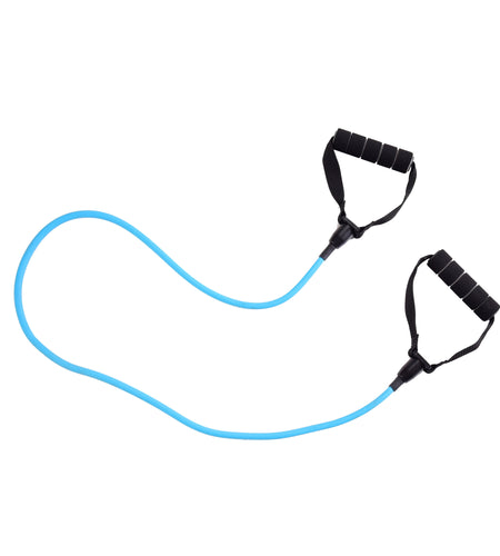 Resistance Tube Exercise Band, Light Resistance, Blue