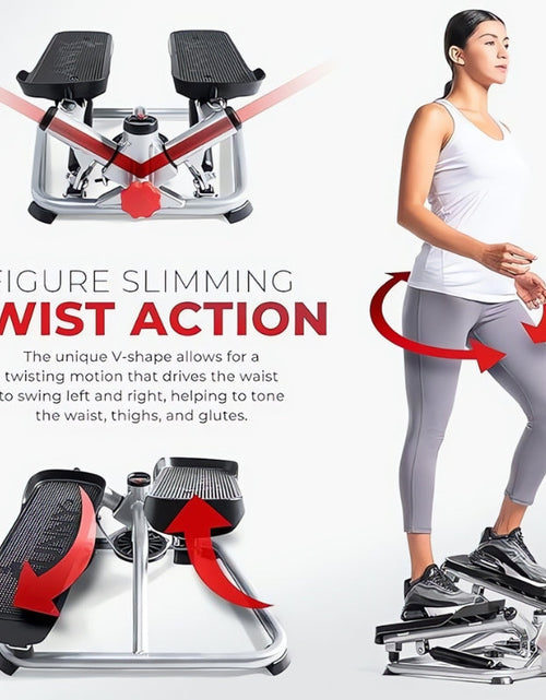 Load image into Gallery viewer, Twist Stair Steppers with Resistance Bands

