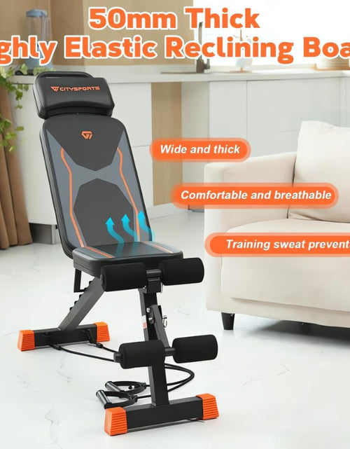 Load image into Gallery viewer, 7 Adjustable Positions Fitness Bench
