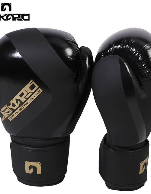 Load image into Gallery viewer, Adult Professional 12Oz Boxing Training Gloves Boxing Gloves Muay Thai Sanda Fighting Gloves for Men and Women Lekaro Boy Gift

