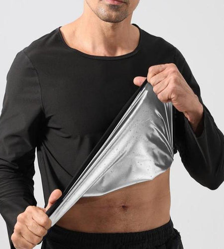 Men'S Sauna T-Shirts, Sweat Wicking Long Sleeve Sauna Top, Fall Outfits 2024, Sauna Shirt Men, Neoprene Workout Shirt, Compression Shirts, Back to School Clothes, Fall Outfits 2024, Gym Clothes, Fall Outfits, Fallfreshness