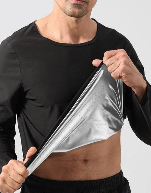 Load image into Gallery viewer, Men'S Sauna T-Shirts, Sweat Wicking Long Sleeve Sauna Top, Fall Outfits 2024, Sauna Shirt Men, Neoprene Workout Shirt, Compression Shirts, Back to School Clothes, Fall Outfits 2024, Gym Clothes, Fall Outfits, Fallfreshness
