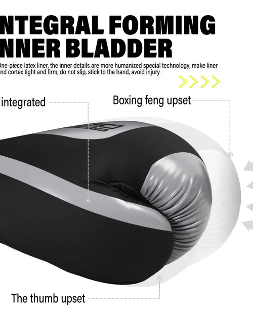 Load image into Gallery viewer, Adult Professional 12Oz Boxing Training Gloves Boxing Gloves Muay Thai Sanda Fighting Gloves for Men and Women Lekaro Boy Gift
