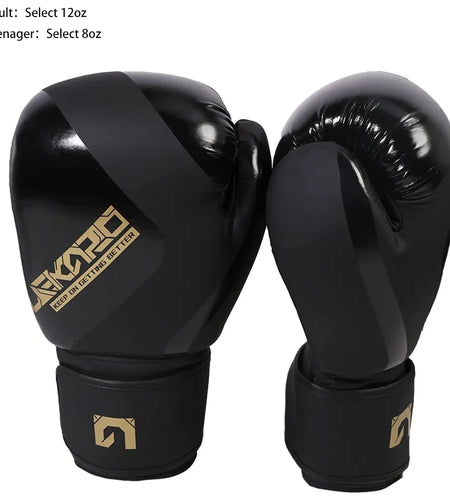 Adult Professional 12Oz Boxing Training Gloves Boxing Gloves Muay Thai Sanda Fighting Gloves for Men and Women Lekaro Boy Gift
