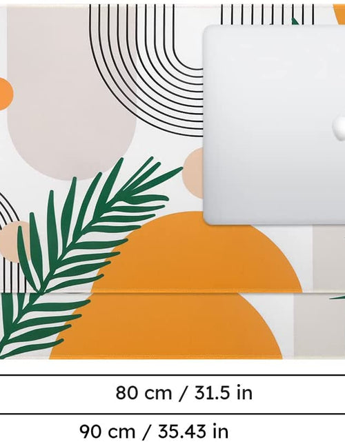 Load image into Gallery viewer, Extended Gaming Mouse Pad (35.4X15.7 In), Large 3Mm Non-Slip Rubber Base Mousepad with Stitched Edges, Waterproof Keyboard Mouse Mat Desk Pad for Work, Game, Office, Home-Elm Leaf
