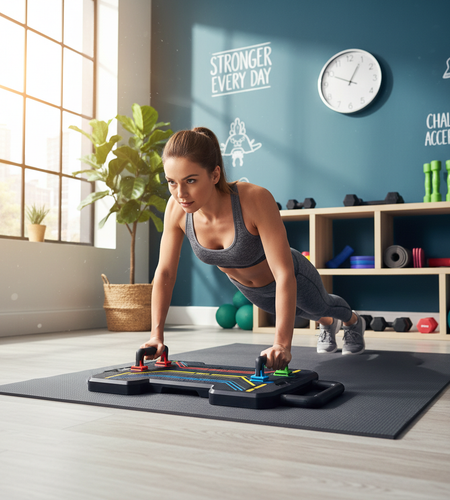 Push Up Board - Lifestyle Action Shot