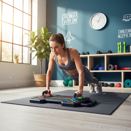 Push Up Board - Lifestyle Action Shot