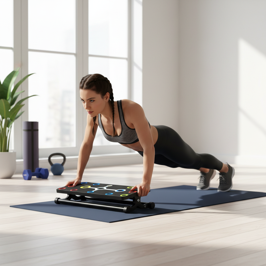 Push-Up Board - Lifestyle Action Shot
